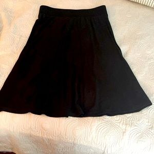 DKNY rayon skirt, a line, EUC.